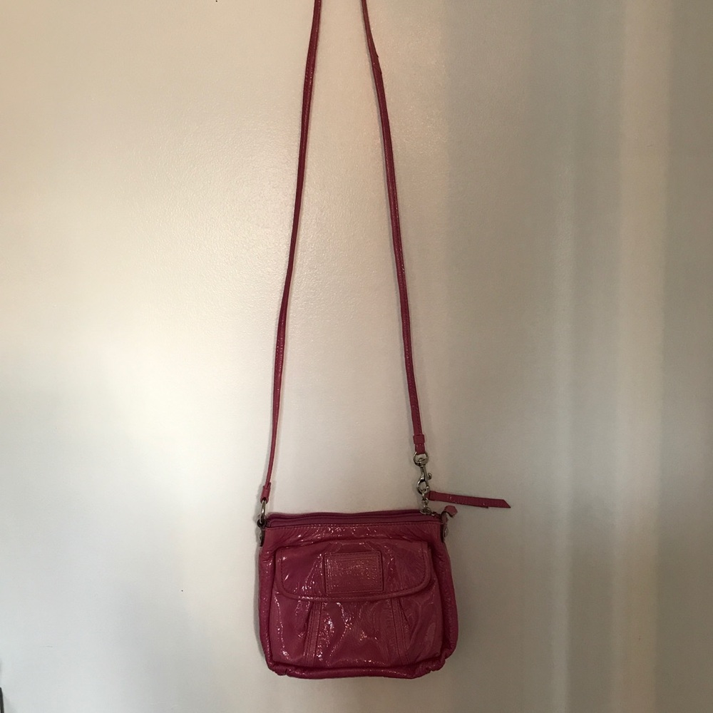 Pink coach purse